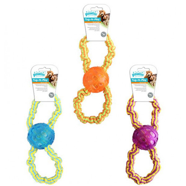 Pawise Çift İpli Top Çekiştirme | Köpek Diş İpi