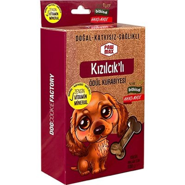 Pawmax 100 Gr Kızılcıklı Küçük Irk | Köpek Atıştırmalık Ödül Maması