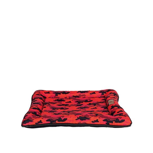 Peggy 48x52x6 Cm Simba Yer Minderi Kırmızı Small | Kumaş Köpek Yatağı