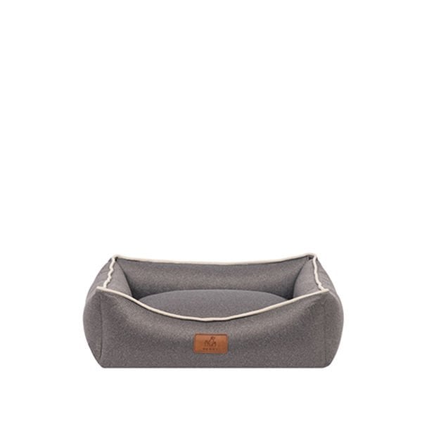 Peggy 70x50x25 Cm Lola Yatak Kül Grisi Medium | Kumaş Köpek Yatağı