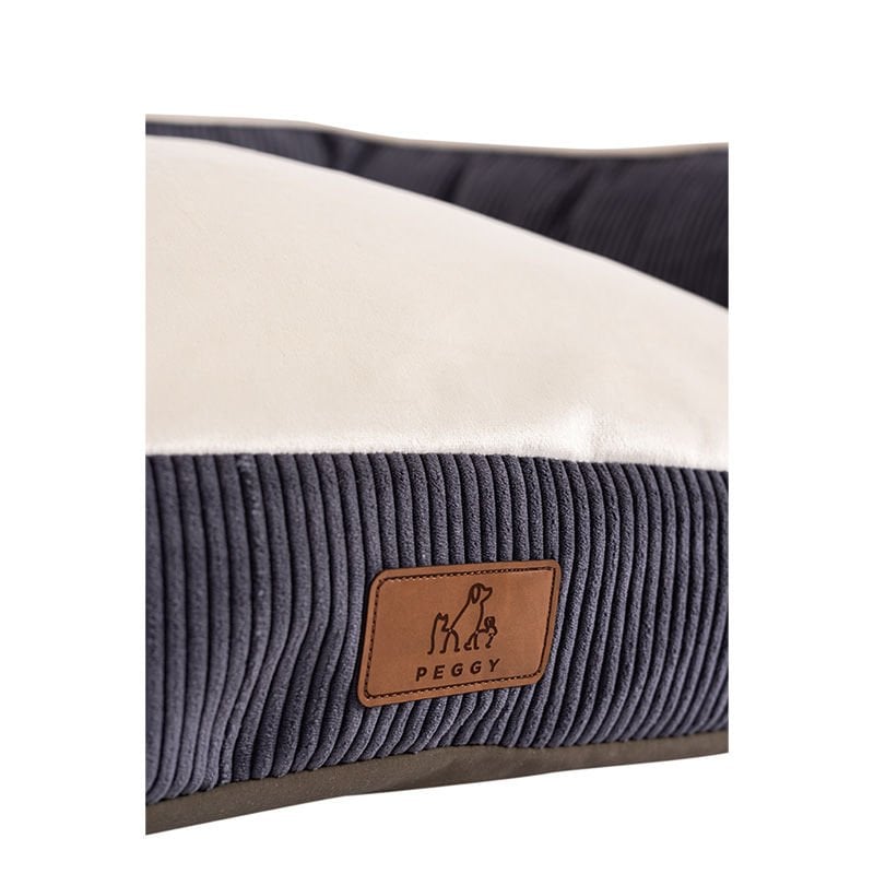 Peggy 75x50x30 Cm Bambi Yatak Lacivert S/M | Kumaş Köpek Yatağı