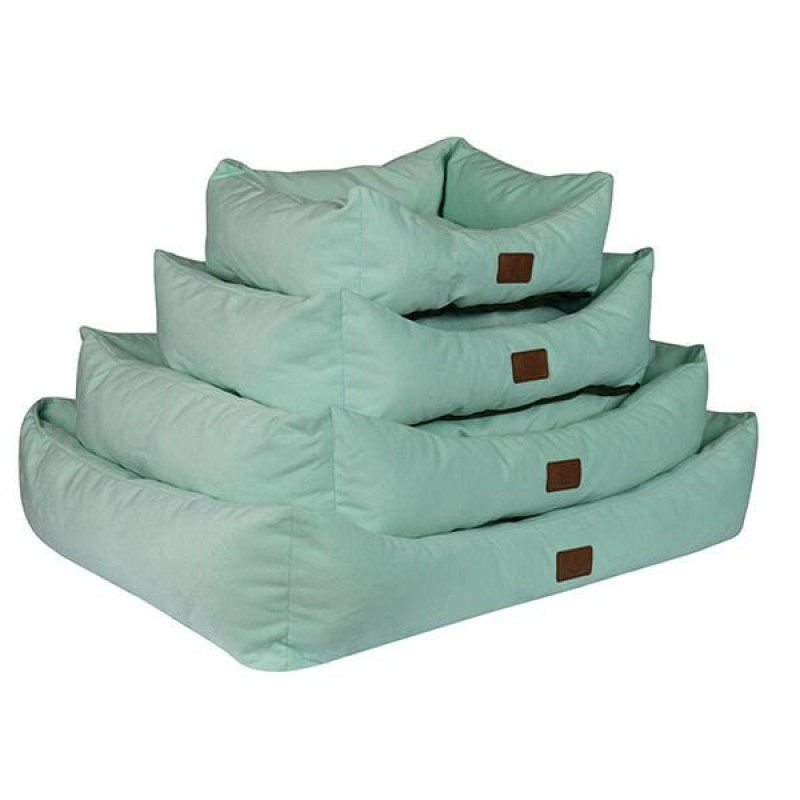 Peggy 80x60x23 Cm Luna Yatak Nil Yeşili Large | Kumaş Köpek Yatağı