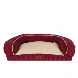 85x65x35 Cm Bambi Yatak Kırmızı L/Xl | Kumaş Köpek Yatağı