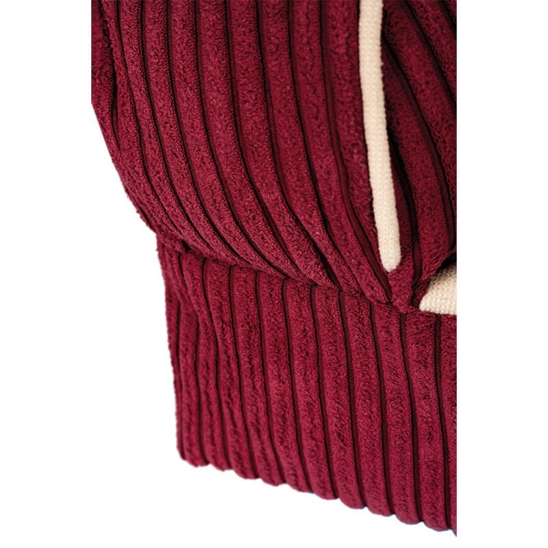 Peggy 85x65x35 Cm Bambi Yatak Kırmızı L/Xl | Kumaş Köpek Yatağı