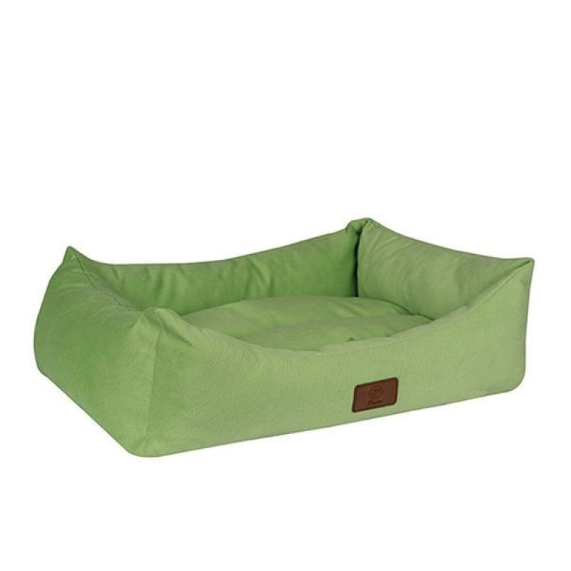 Peggy 95x70x23 Cm Luna Yatak Fıstık Yeşili Büyük Irk X-Large | Kumaş Köpek Yatağı