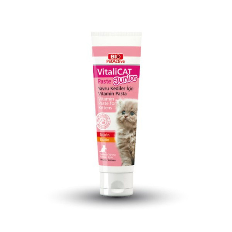 Pet Active 100 Ml Vitalicat Junior Paste Multivitamin Macunu | Kedi Macunu Pet Active 100 Ml Vitalicat Junior Paste Multivitamin Macunu | Kedi Macunu