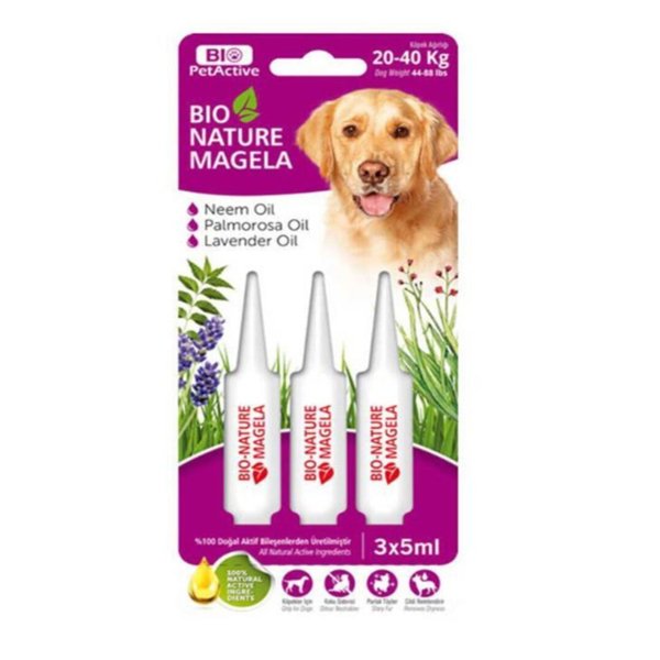 Pet Active 3X5 Ml Bio Nature Deri Ve Tüy Bakım Damlası | Köpek Tüy Bakım Spreyi