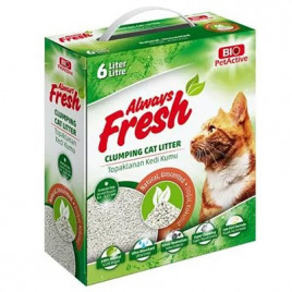 6 Lt Always Fresh Doğal Kokusuz Topaklanan Bentonite Kedi Kumu | Granül Kedi Kumu 6 Lt Always Fresh Doğal Kokusuz Topaklanan Bentonite Kedi Kumu | Granül Kedi Kumu