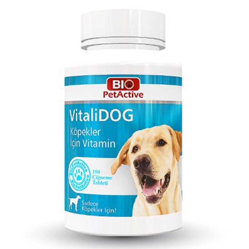 Pet Active 75 Gr Vitalidog Multivitamin Tableti 150 Adet | Köpek Vitamini Pet Active 75 Gr Vitalidog Multivitamin Tableti 150 Adet | Köpek Vitamini