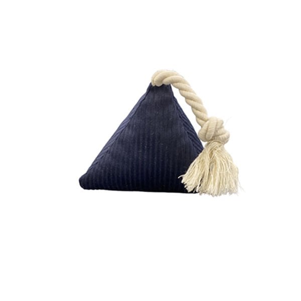 Pet Comfort 12x25 Cm İpli Prizma Lacivert | Köpek Çiğneme