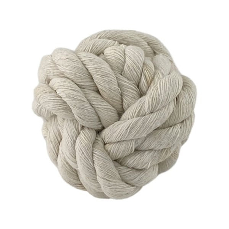 Pet Comfort 17 Cm 100% Pamuk Top Bej | Köpek Top Oyuncak Pet Comfort 17 Cm 100% Pamuk Top Bej | Köpek Top Oyuncak