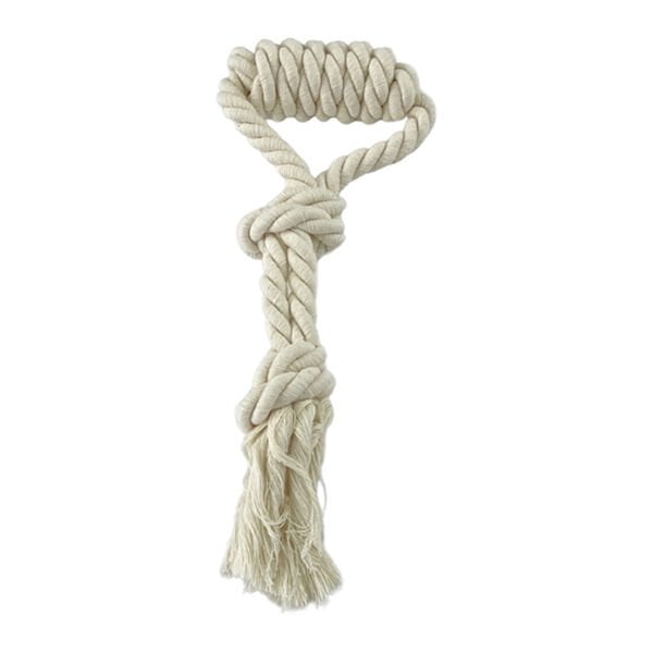 Pet Comfort 20 Cm 100% Pamuk Tut Çek Bej | Köpek Çiğneme