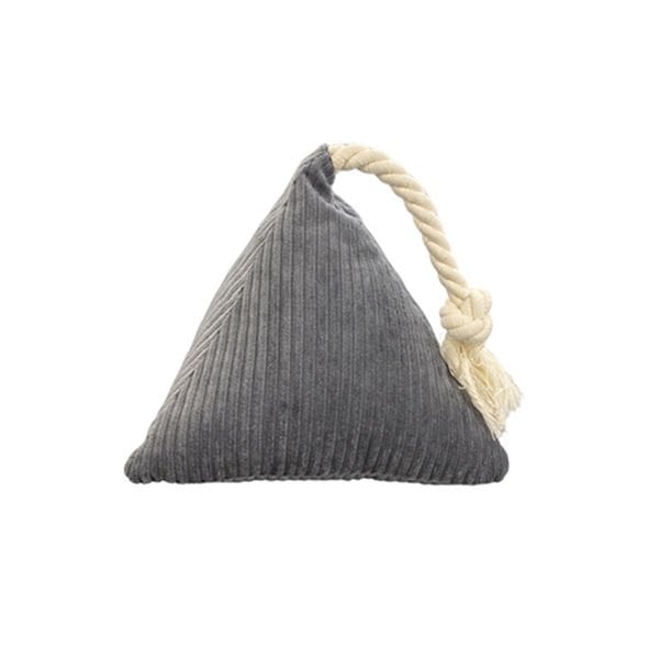 Pet Comfort 7x15 Cm İpli Prizma Gri | Kedi Çiğneme Oyuncağı