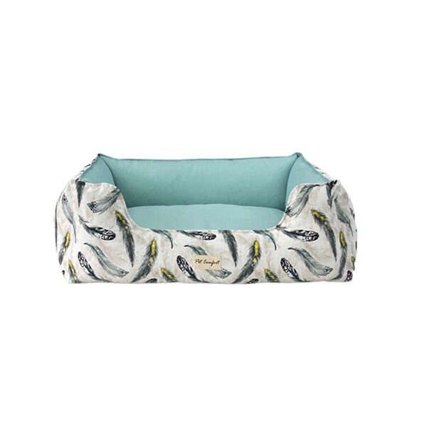 Pet Comfort L Alpha Merta Beyaz Mint 105x85 Cm | İç Mekan Köpek Yatağı