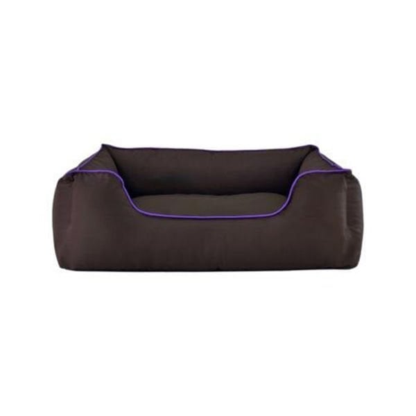 Pet Comfort L Alpha Outdoor Kahverengi Mor 105x85 Cm | İç Mekan Köpek Yatağı