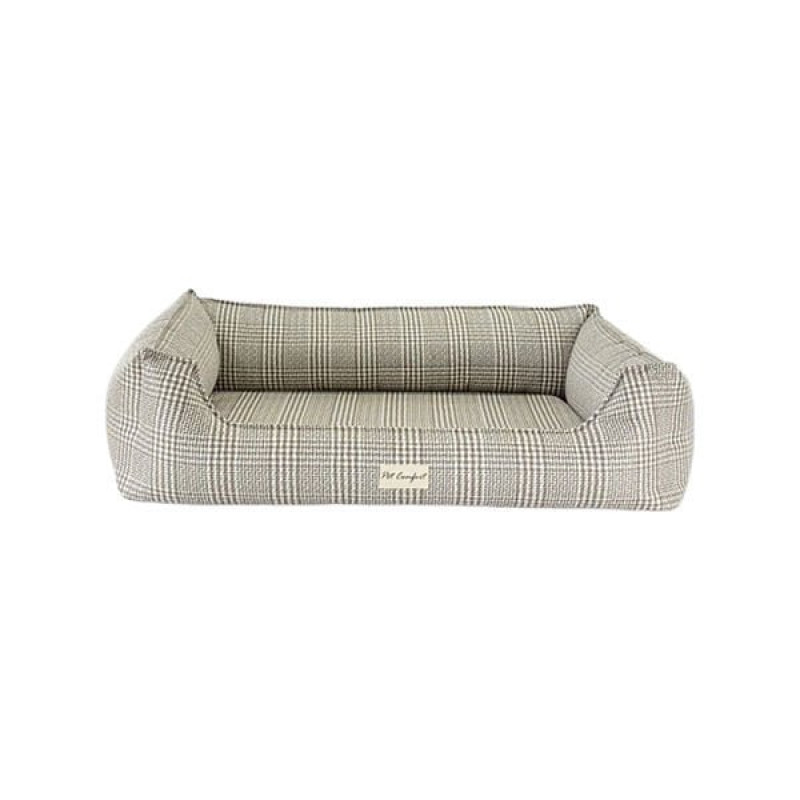 Pet Comfort L Delta Varius Kareli Bej 80x105 Cm | İç Mekan Köpek Yatağı Pet Comfort L Delta Varius Kareli Bej 80x105 Cm | İç Mekan Köpek Yatağı