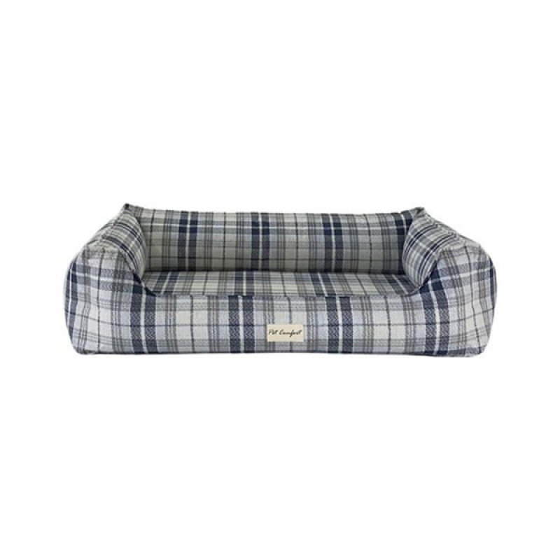 Pet Comfort L Delta Varius Kareli Lacivert 80x105 Cm | İç Mekan Köpek Yatağı Pet Comfort L Delta Varius Kareli Lacivert 80x105 Cm | İç Mekan Köpek Yatağı