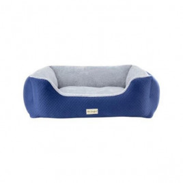 L Echo Mirinda Peluş Gri Mavi 105x80 Cm | Peluş Köpek Yatağı L Echo Mirinda Peluş Gri Mavi 105x80 Cm | Peluş Köpek Yatağı