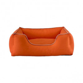 M Alpha Outdoor Biye Beyaz Turuncu 80x65 Cm | Dış Mekan Köpek Yatağı