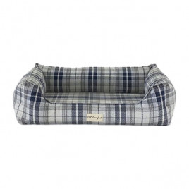 M Delta Varius Kareli Lacivert 70x90 Cm | İç Mekan Köpek Yatağı