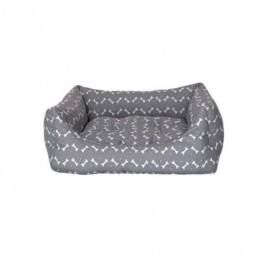 M Uniform Bone Beyaz Gri 60x70 Cm | Kedi Evi Yatağı M Uniform Bone Beyaz Gri 60x70 Cm | Kedi Evi Yatağı