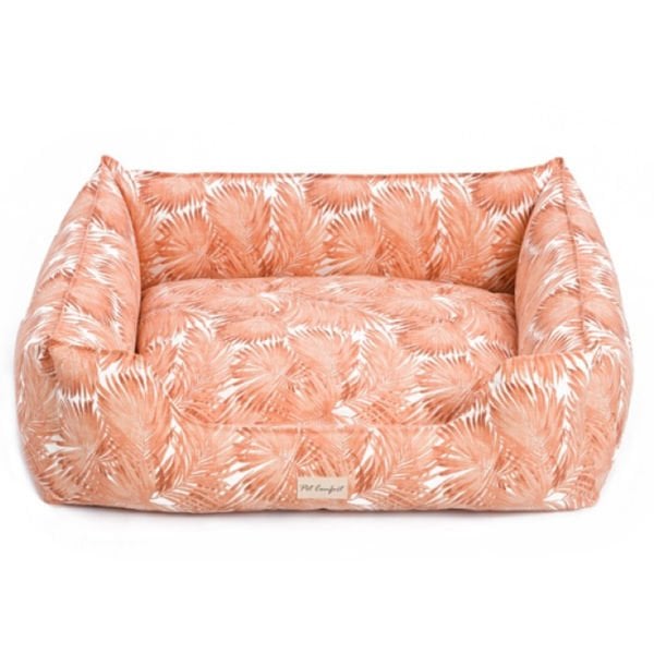 Pet Comfort S Alpha Merta Beyaz Turuncu 50x60 Cm | İç Mekan Köpek Yatağı