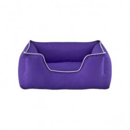 S Alpha Outdoor Biye Beyaz Mor 60x50 Cm | Dış Mekan Kedi Yatağı