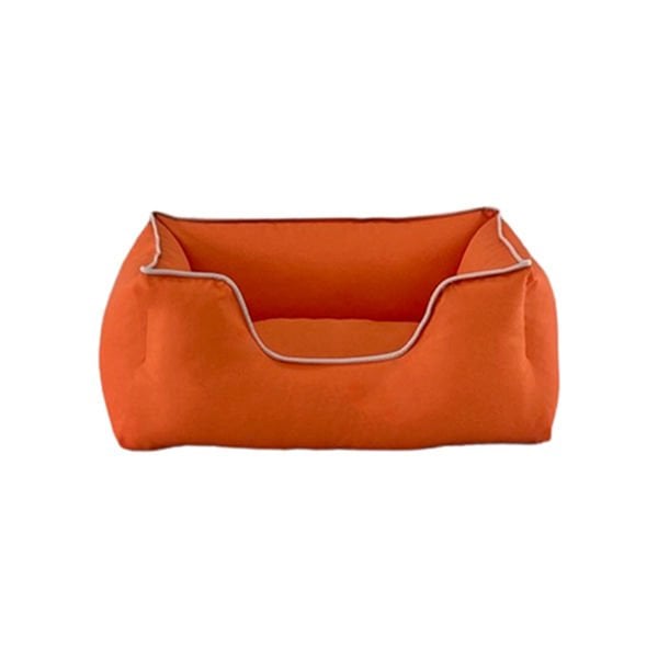 Pet Comfort S Alpha Outdoor Biye Beyaz Turuncu 60x50 Cm | Dış Mekan Köpek Yatağı