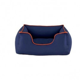 S Alpha Outdoor Deniz Mavisi Turuncu 60x50 Cm | Dış Mekan Köpek Yatağı