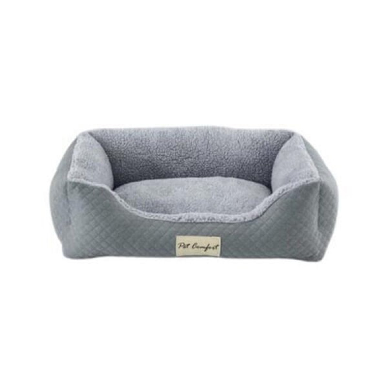 Pet Comfort S Bravo Duo Mirinda Peluş Açık Gri Gri 55x45 Cm | İç Mekan Köpek Yatağı Pet Comfort S Bravo Duo Mirinda Peluş Açık Gri Gri 55x45 Cm | İç Mekan Köpek Yatağı