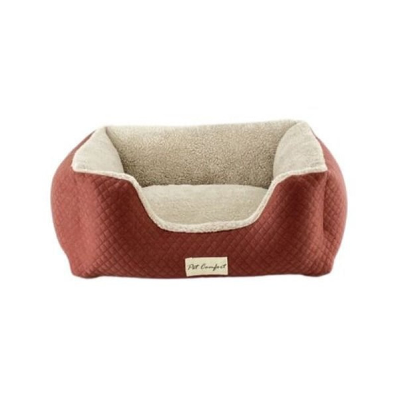 Pet Comfort S Echo Mirinda Peluş Ekru Tarçın 60x50 Cm | İç Mekan Köpek Yatağı Pet Comfort S Echo Mirinda Peluş Ekru Tarçın 60x50 Cm | İç Mekan Köpek Yatağı