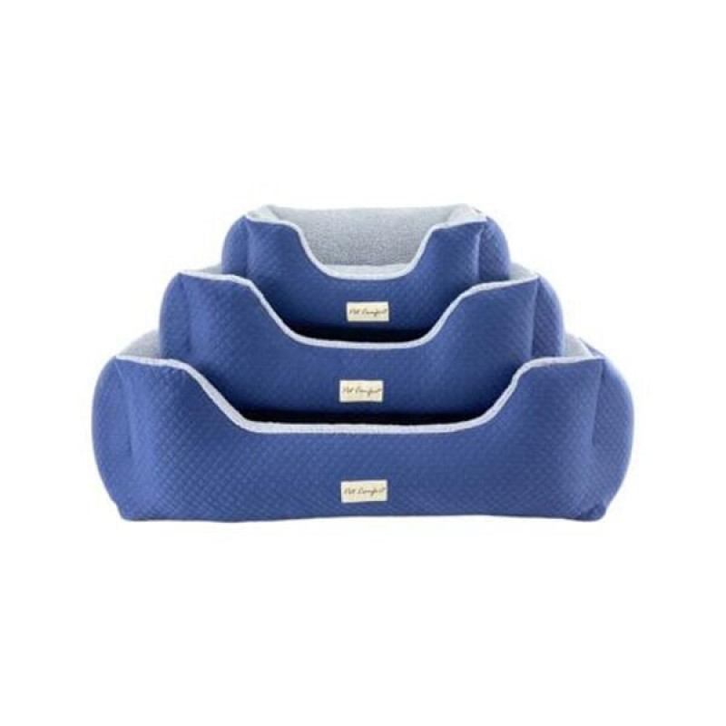 Pet Comfort S Mirinda Peluş Gri Mavi 60x50 Cm | Peluş Köpek Yatağı Pet Comfort S Mirinda Peluş Gri Mavi 60x50 Cm | Peluş Köpek Yatağı
