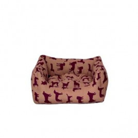 S Uniform Bej Bordo 40x50 Cm | İç Mekan Köpek Yatağı S Uniform Bej Bordo 40x50 Cm | İç Mekan Köpek Yatağı