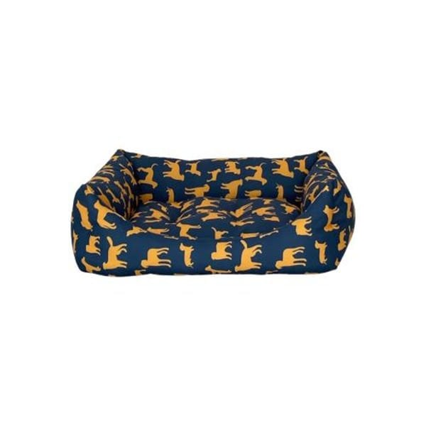 Pet Comfort S Uniform Lacivert Sarı 50x60 Cm | İç Mekan Köpek Yatağı