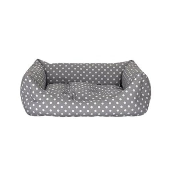 Pet Comfort S Uniform Puantiyeli Gri 50x60 Cm | İç Mekan Köpek Yatağı