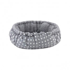 Sunflower Çift Taraflı Puantiyeli Peluş Gri 60 Cm | Peluş Köpek Yatağı Sunflower Çift Taraflı Puantiyeli Peluş Gri 60 Cm | Peluş Köpek Yatağı