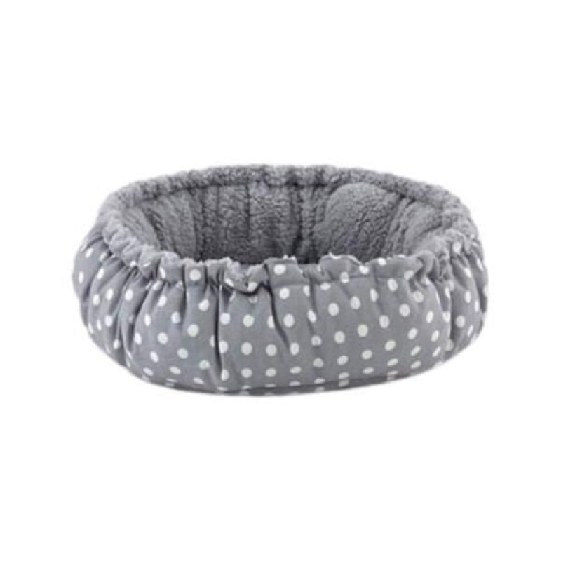 Pet Comfort Sunflower Çift Taraflı Puantiyeli Peluş Gri 60 Cm | Peluş Köpek Yatağı Pet Comfort Sunflower Çift Taraflı Puantiyeli Peluş Gri 60 Cm | Peluş Köpek Yatağı