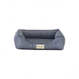 XS Delta Varius Kareli Mavi 45x55 Cm | İç Mekan Köpek Yatağı XS Delta Varius Kareli Mavi 45x55 Cm | İç Mekan Köpek Yatağı