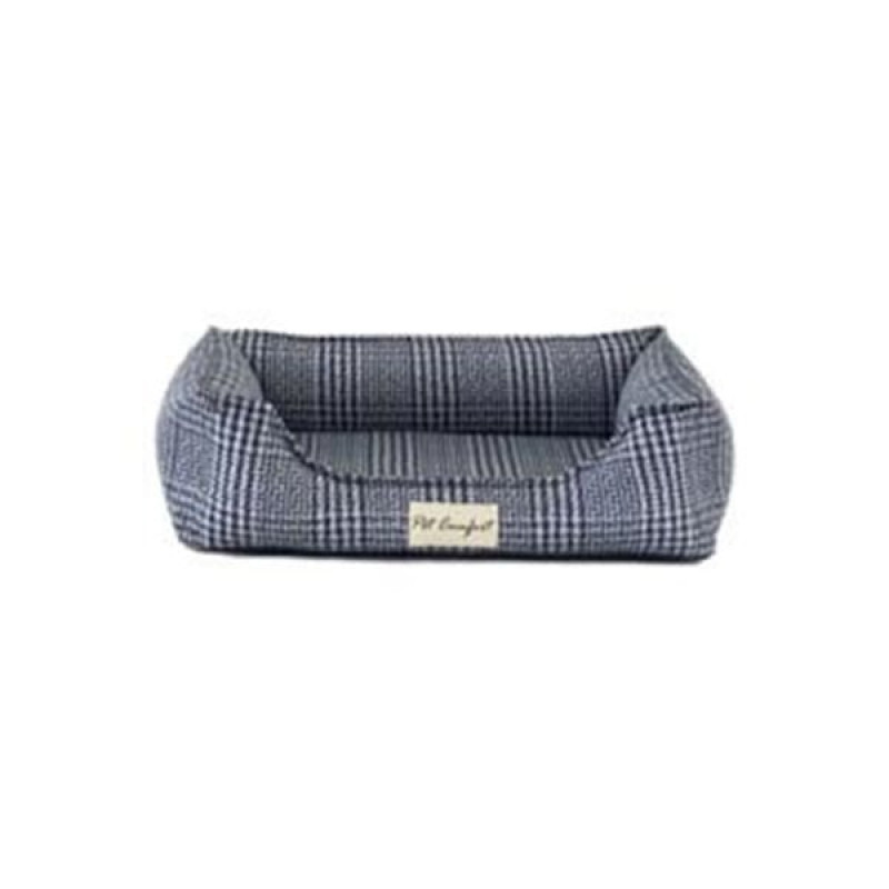 Pet Comfort XS Delta Varius Kareli Mavi 45x55 Cm | İç Mekan Köpek Yatağı