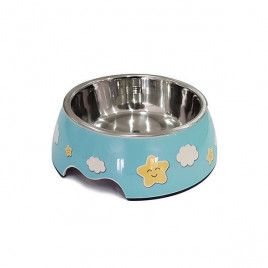 160 Ml Bulut Desenli Melamin Mama ve Su Kabı 13x14x4,5 Cm | Metal Mama Ve Su Kabı 160 Ml Bulut Desenli Melamin Mama ve Su Kabı 13x14x4,5 Cm | Metal Mama Ve Su Kabı