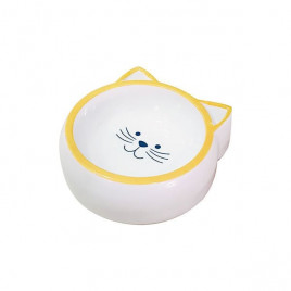 210 Ml Melamin Kedi Suratlı Mama ve Su Kabı Sarı 14.5x11x3,5 Cm | Seramik Mama Ve Su Kabı 210 Ml Melamin Kedi Suratlı Mama ve Su Kabı Sarı 14.5x11x3,5 Cm | Seramik Mama Ve Su Kabı