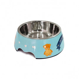 350 Ml Ayıcık Desenli Melamin Mama ve Su Kabı 17,5x17x6 Cm | Metal Mama Ve Su Kabı 350 Ml Ayıcık Desenli Melamin Mama ve Su Kabı 17,5x17x6 Cm | Metal Mama Ve Su Kabı