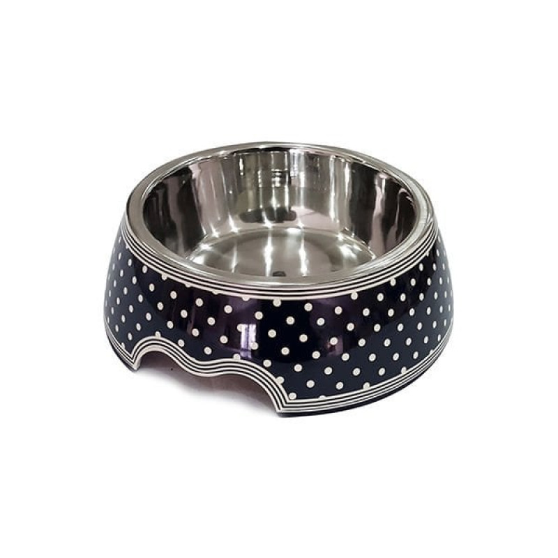 Pet Loves 700 Ml Siyah Benekli Melamin Mama ve Su Kabı 22x21x7.5 Cm | Melamin Mama Ve Su Kabı Pet Loves 700 Ml Siyah Benekli Melamin Mama ve Su Kabı 22x21x7.5 Cm | Melamin Mama Ve Su Kabı