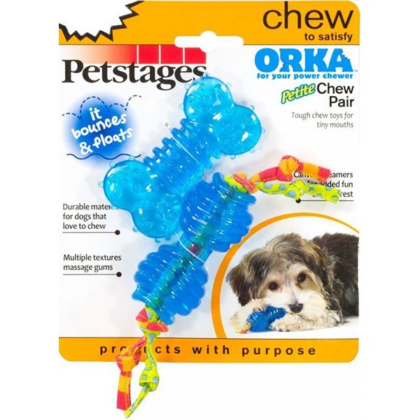 Petstages Orka Chew 2'li Kauçuk Çiğneme Oyuncağı | Köpek Çiğneme