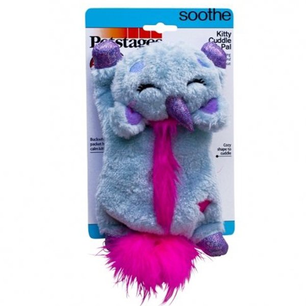 Petstages Unicorn Cuddle Isınabilen Yavru Kedi Sarılma Oyuncağı | Peluş Kedi Oyuncağı