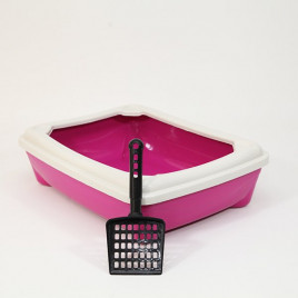 Pet style 49X37.5X13.5h Cm Kitty Açık Tuvalet Kabı Mor | Açık Kedi Tuvaleti Pet style 49X37.5X13.5h Cm Kitty Açık Tuvalet Kabı Mor | Açık Kedi Tuvaleti