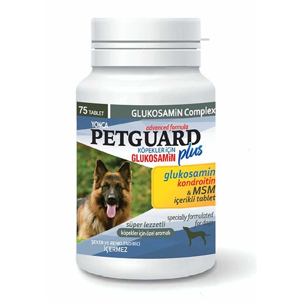 Petguard 75 Adet Kondroitinli Glukosamin Tableti | Köpek Vitamini