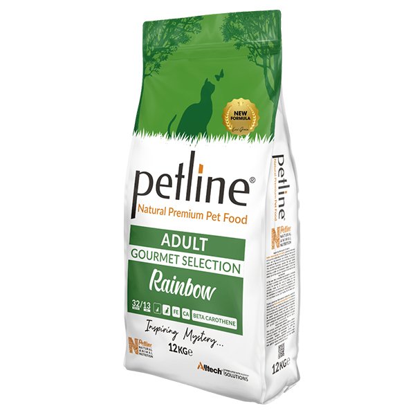 Petline 12 Kg Natural Rainbow Adult Tavuklu Yetişkin | Yetişkin Kuru Kedi Maması