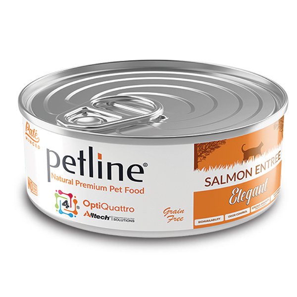 Petline 80 Gr Natural Adult Elegant Somon Balıklı Pate Yetişkin | Yetişkin Kedi Maması