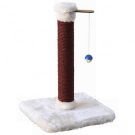 Kralle 35x35x54h Cm Tırmalama Ve İpli Oyuncak Gri | Çubuk Kedi Tırmalama Tahtası